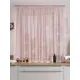 Тюль на шторной ленте для кухни Helga Менфиарс 150x180 см цвет розовый