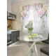 Тюль на шторной ленте для кухни Helga Шозер 150x180 см цвет разноцветный