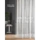 Тюль на шторной ленте Helga Рунаи 300x260 см цвет белый