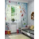 Тюль на шторной ленте Homepick Childhood 290x265 см цвет голубой