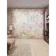 Тюль Joyarty на шторной ленте Цветочные узоры-21 310x265 см рисунок растительный цвет розовый