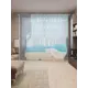 Тюль Joyarty на шторной ленте Чем выше залезешь 310x265 см цвет серый