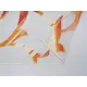 Тюль на шторной ленте Вензеля 300x250 см цвет терракотовый