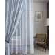 Тюль на шторной ленте Дождик 500x240 см цвет голубой
