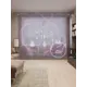 Тюль на шторной ленте Фрегат в гигантских щупальцах 310x265 см рисунок природный цвет фиолетовый