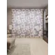 Тюль на шторной ленте Цветочный ковер 310x265 см рисунок вензель цвет оранжевый