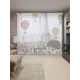 Тюль на шторной ленте Воздушные шары в Париже 310x265 см цвет красный