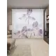 Тюль на шторной ленте Внезапный цветочный танец 310x265 см рисунок растительный цвет фиолетовый