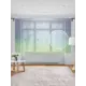 Тюль на шторной ленте для кухни В Ожидании Матча 155x180 см цвет фиолетовый