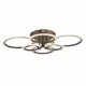 Люстра потолочная светодиодная Alma light Cresso AL5001C132COF 20 м² регулируемый белый свет цвет коричневый