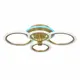 Люстра потолочная светодиодная Alma light Cresso 12 м² регулируемый белый свет цвет жёлтый/золотой