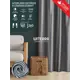 Штора на шторной ленте Witerra блэкаут 160x260 см цвет серый