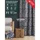 Штора на шторной ленте Witerra Цветы 135x260 см цвет синий
