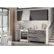 Кухонный гарнитур Sv-мебель Денвер 160x214.2x60 см ЛДСП цвет графит