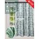 Штора на шторной ленте для кухни Witerra Папоротник 135x180 см цвет фисташковый
