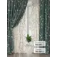 Комплект штор на шторной ленте AT Home Ленфиакс 150x250 см цвет изумрудный