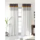 Комплект штор на шторной ленте AT Home Симансис 150x250 см цвет белый