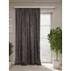 Штора на шторной ленте ТД Текстиль Мрамор 150x270 см цвет венге