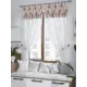 Штора на шторной ленте для кухни Helga Гранмикос 180x150 см цвет белый