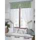 Штора на шторной ленте для кухни Helga Лонексот 180x150 см цвет белый