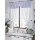 Штора на шторной ленте для кухни Helga Фенрилост 180x150 см цвет белый