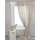 Штора на завязках для кухни Izkomoda льняная 145x260 см цвет серый