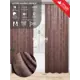 Комплект штор на шторной ленте Witerra канвас-велюр 135x260 см цвет коричневый
