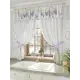 Штора на шторной ленте Helga Ралибри 180x150 см цвет белый