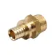 Переходник Tiemme 3/4"x16 мм НР латунь