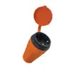 Розетка Ne-ad NVO-KI-R-1PEN-16-IP44-ORANGE с заземлением и крышкой 230 В 16 A цвет оранжевый