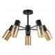 Люстра потолочная Lumion 5644/5c 5644-5c 5 ламп 10 м² цвет черный