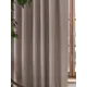 Комплект штор на шторной ленте AT Home Элторс 300x320 см цвет капучино