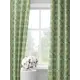 Шторы на шторной ленте decoracion Акварельные узоры #33150103, 145x275см, цвет светло-бежевый и зеленый