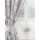 Штора Пальмира на шторной ленте 260x200 см, цвет серый/серебристый