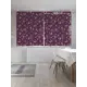 Штора Joyarty "Новогоднее настроение" на шторной ленте 180x145 цвет розовый