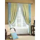 Комплект штор на шторной ленте AT Home Годс 185x275 см цвет голубой