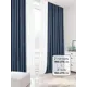 Комплект штор на шторной ленте AT Home Астрид 150x275 см цвет сине-белый