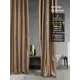 Комплект штор на шторной ленте AT Home Элести 200x260 см цвет капучино