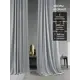 Комплект штор на шторной ленте AT Home Элести 200x260 см цвет светло-серый