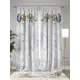 Штора на шторной ленте AT Home Фронти 150x260 см цвет голубой