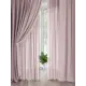 Комплект штор на шторной ленте AT Home Лендрис 150x260 см цвет пыльная роза