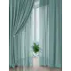 Комплект штор на шторной ленте AT Home Лифирони 150x260 см цвет тиффани