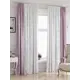 Комплект штор на шторной ленте AT Home Лименсис 215x270 см цвет бело-розовый