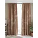 Комплект штор на шторной ленте AT Home Генирилс 150x250 см цвет коричневый