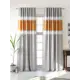 Комплект штор на шторной ленте AT Home Ферневир 150x250 см цвет оранжевый