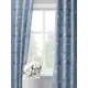 Комплект штор на шторной ленте Decoracion Летнее настроение 145x275 см цвет синий голубой
