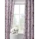 Комплект штор на шторной ленте Decoracion Порхающие бабочки 145x275 см цвет сиреневый