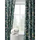 Комплект штор на шторной ленте Decoracion Бабочки в цветочном саду 145x275 см цвет темно-зеленый