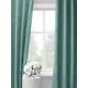 Комплект штор на шторной ленте Decoracion Лесные ягоды 145x275 см цвет бирюзовый коралловый