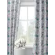 Комплект штор на шторной ленте Decoracion Июльская поляна 145x275 см цвет белый фиолетовый бирюзовый